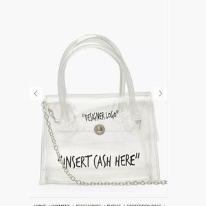 Clear Cross Body Bag